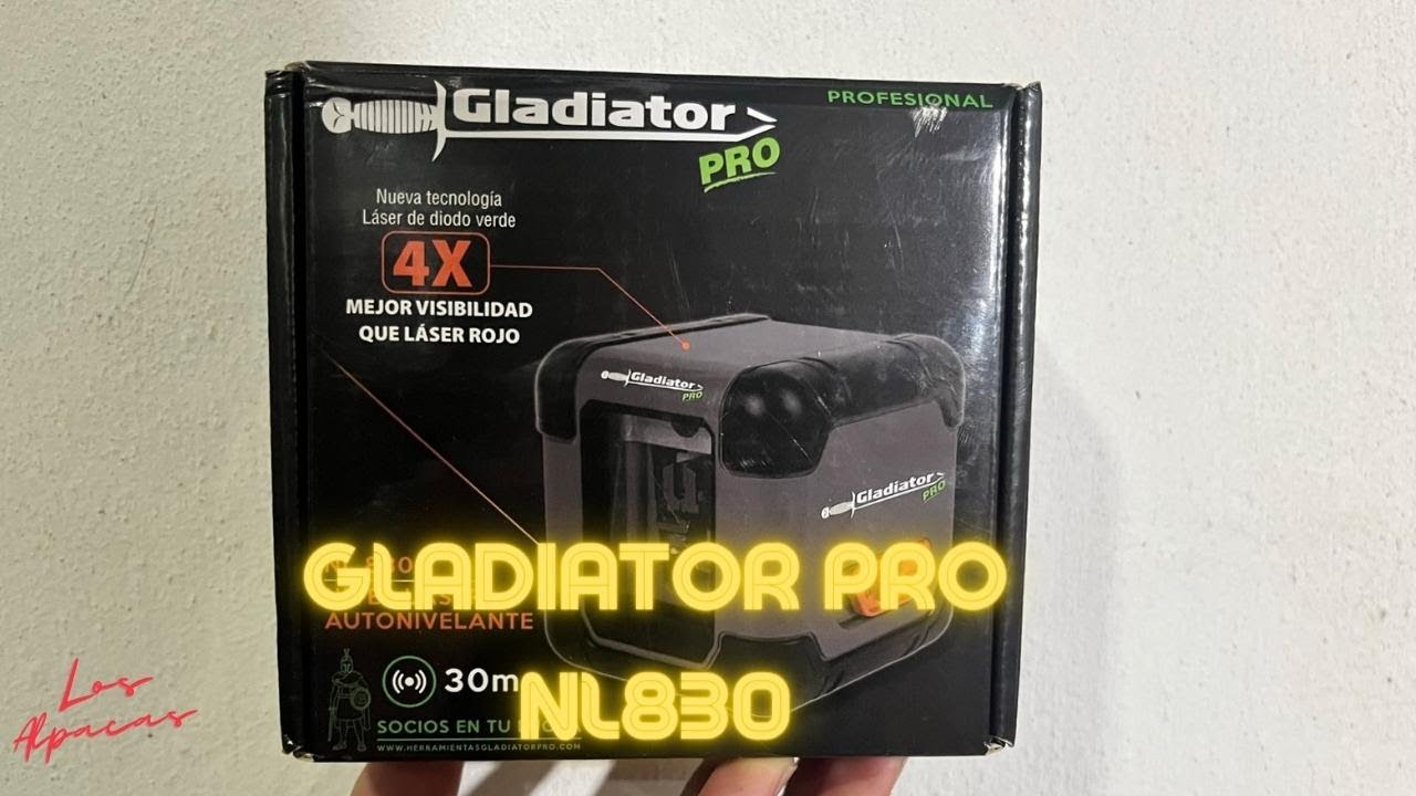 REVIEW NIVEL LASER: Gladiator Pro NL830