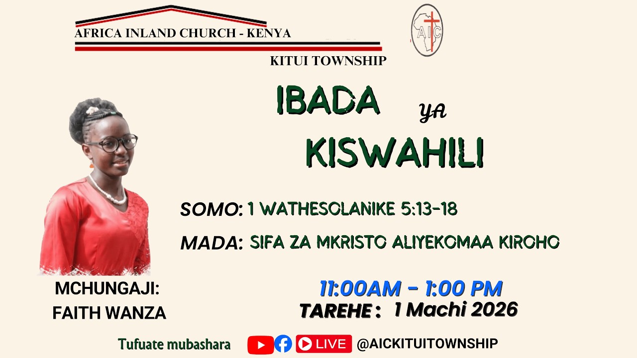 Second Service | AIC Kitui Township | 01/03/2026