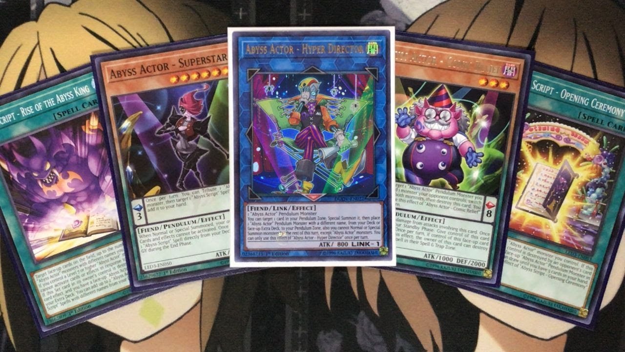 My Abyss Actor Yugioh Deck Profile for Post Duel Overload