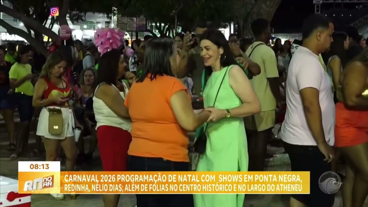 Programação do Carnaval 2026 em Natal abrange vários polos