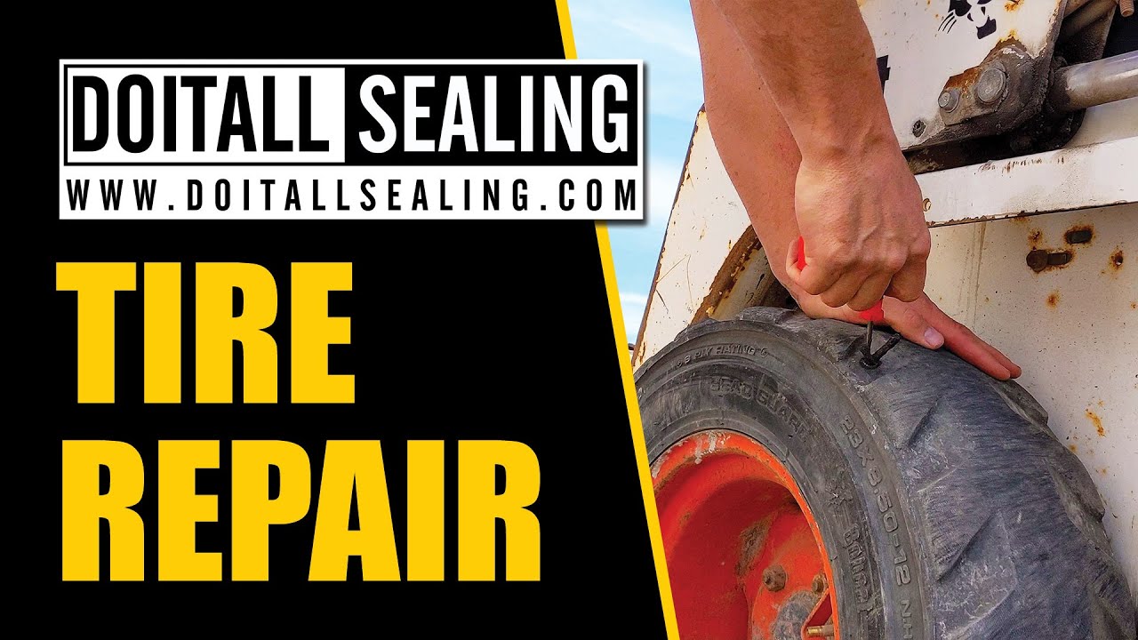 Tire Repair (4K) Bobcat Skid Steer Loader
