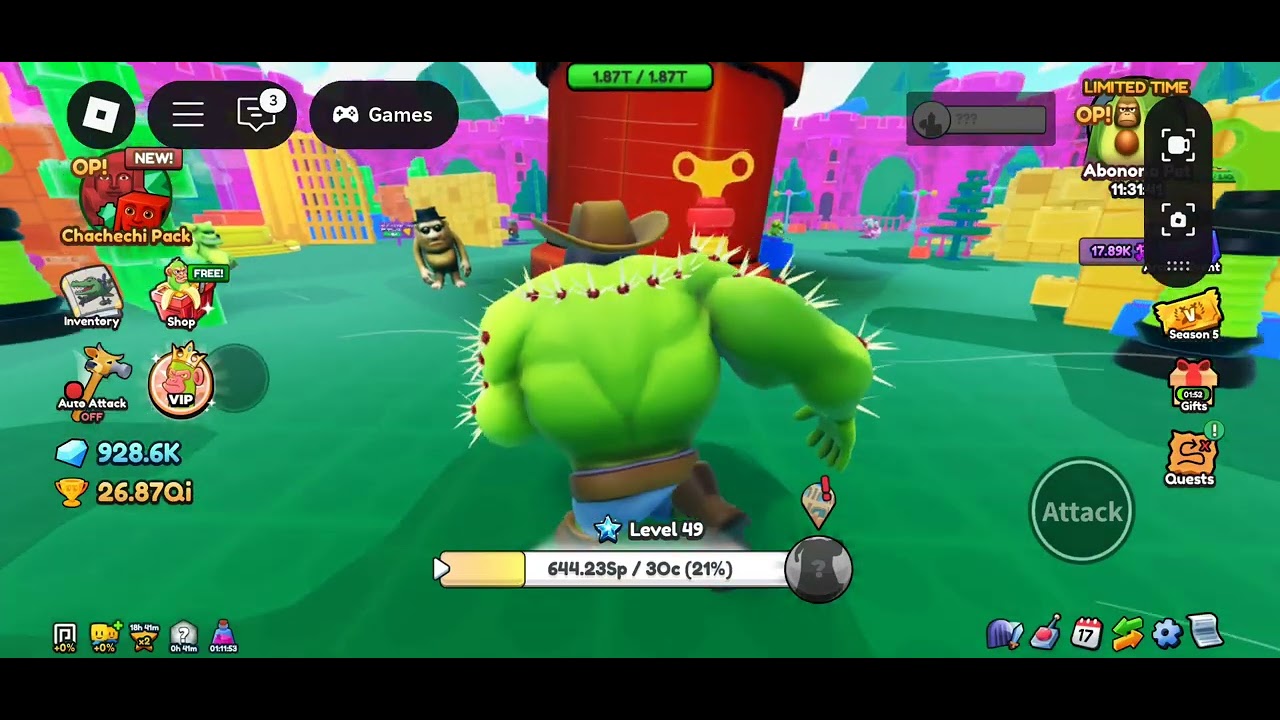 Playing brainrot evolution