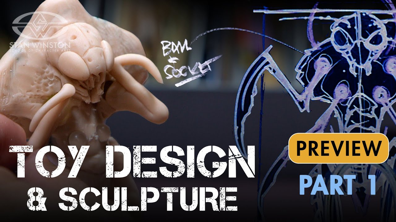 Toy Design & Sculpture for Action Figures & Collectibles - Part 1 - PREVIEW