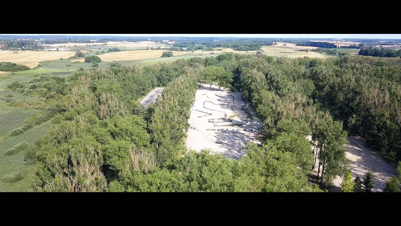 Ostróda - Teren dawnego autodromu militarnego przy JW 1954 (2019-08-02) 4K