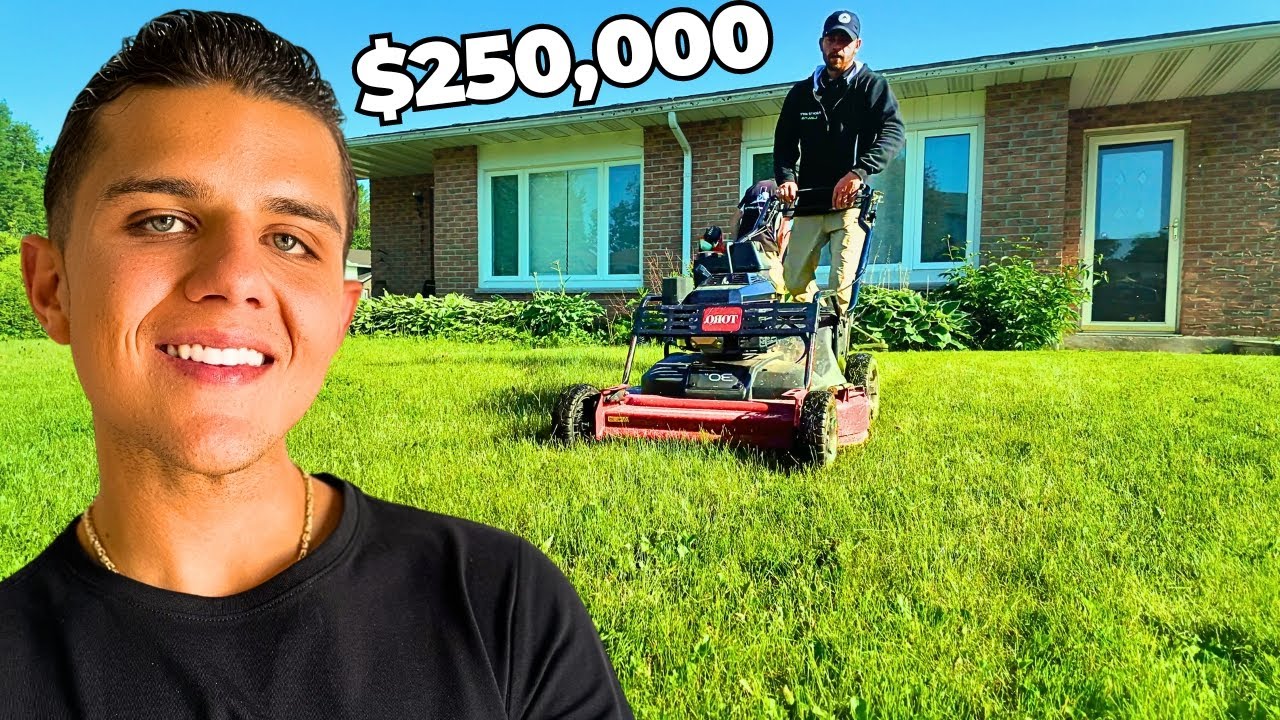 23-Year Old Lawn Care Business Owner | Day in the Life