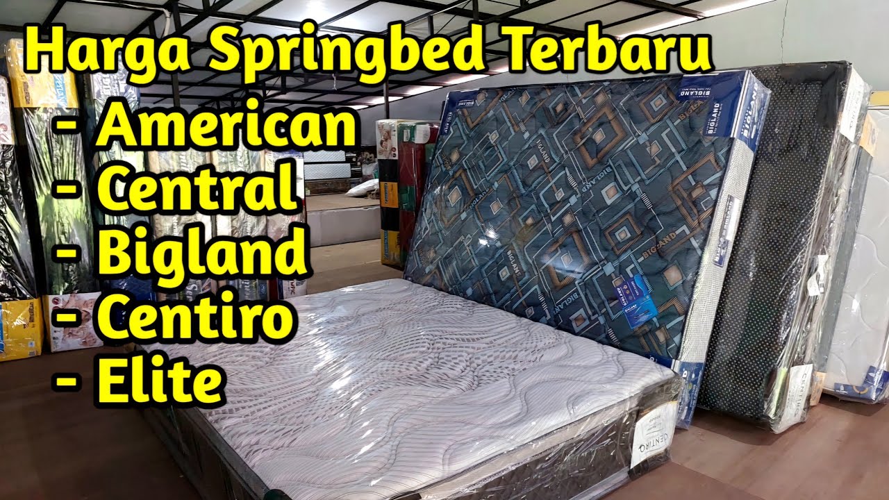 HARGA KASUR SPRINGBED ! SPRINGBED AMERICAN !! SPRINGBED BIGLAND !! SPRINGBED CENTRAL ! Rian Mebel