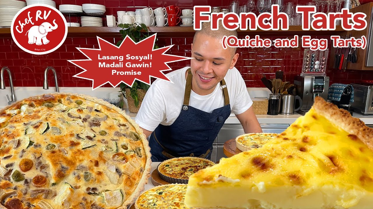FRENCH TARTS  (Quiche and Egg Tarts)