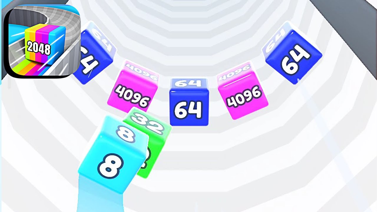 Jelly Tube Run 2048 ​- All Levels Gameplay Android,ios (Part 3)