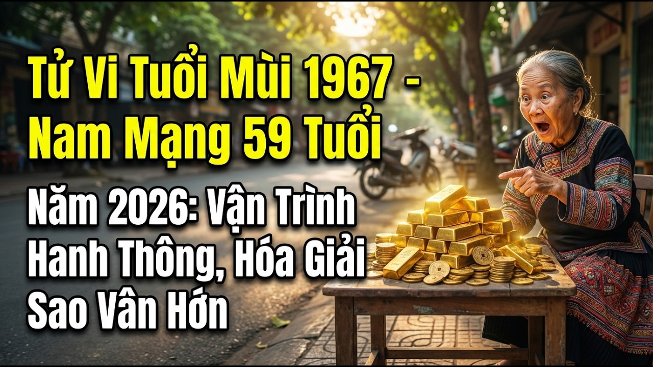 Tử Vi Tuổi Mùi 1967 - Nam Mạng 59 Tuổi Năm 2026: Vận Trình Hanh Thông, Hóa Giải Sao Vân Hớn