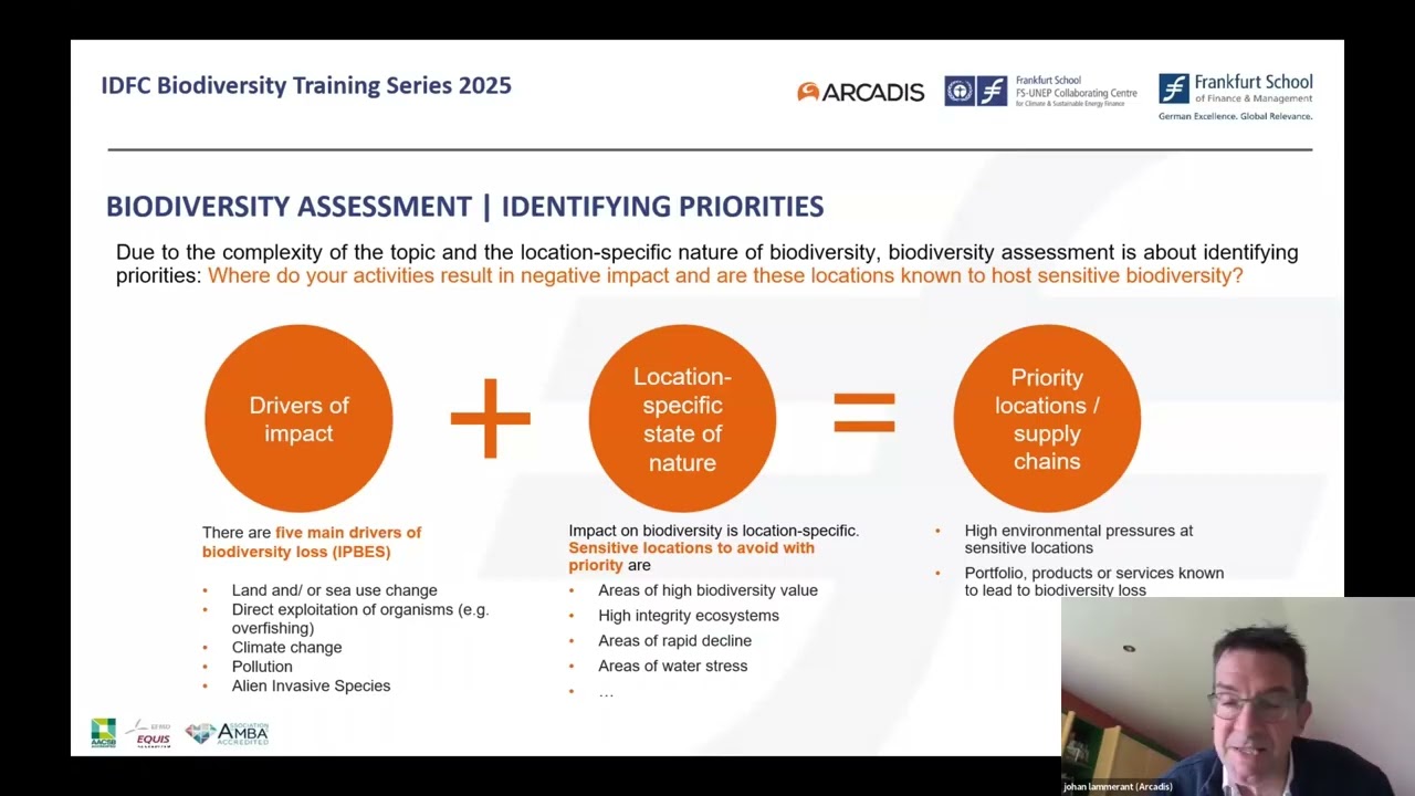 IDFC 2025 Biodiversity Finance Training - TNFD and LEAP Approach