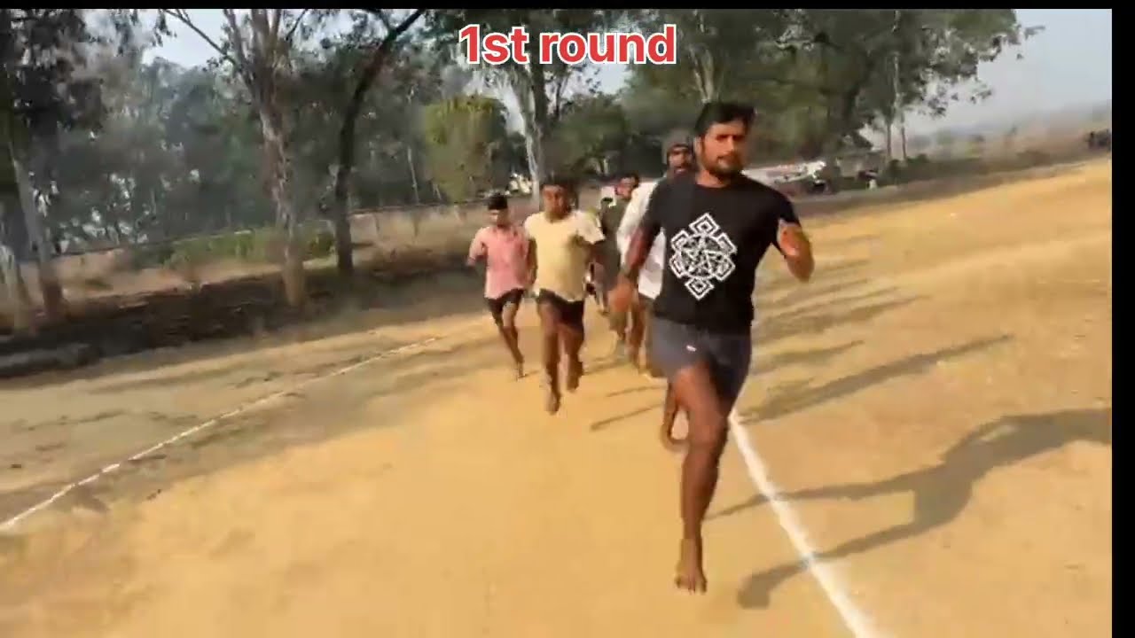 मलाहवा फिजिकल एकेडमी झाझा बिहार पुलिस 🚨 बैच के लिए 1600 m का ट्रायल लिया जा रहा है l c.no. 748867489