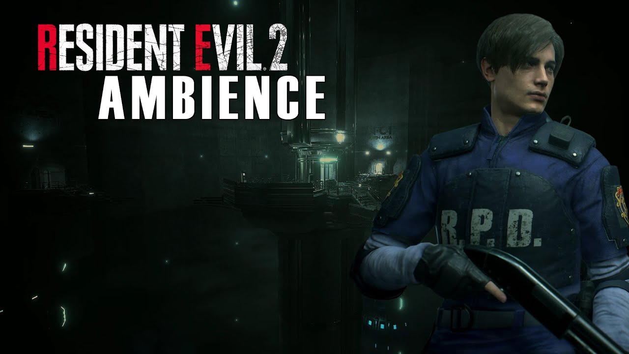 Resident Evil 2 (Remake) Ambience Part 2 [Ambience AMSR Focus Deep Work Studying]