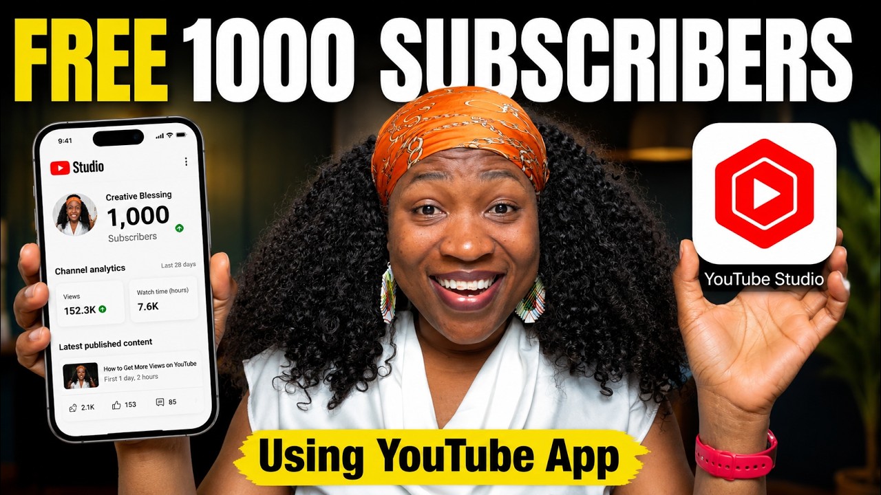 Goodnews! You Can Now Get 1000 Subscribers Without Making Videos Yourself | Do This