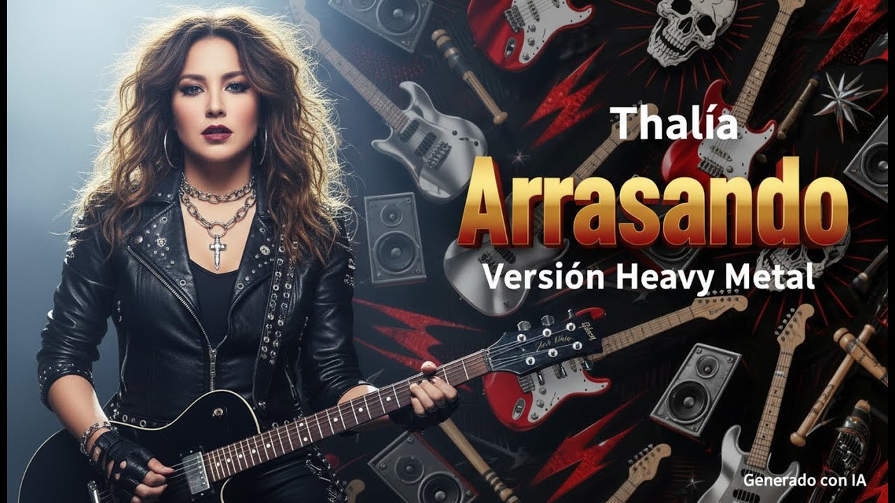Thalía – Arrasando | Cover IA Heavy Metal 2000s explosivo