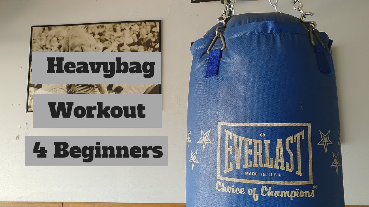 Beginner heavy bag workout for fat loss