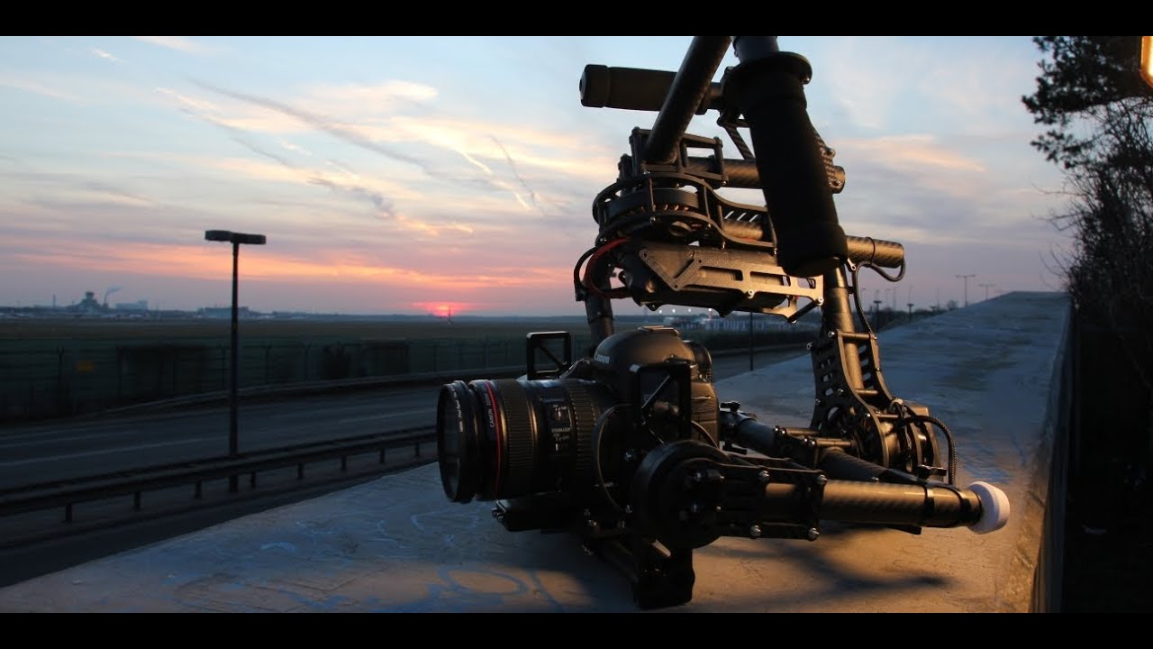 5D Mark III three 3-axis active steadycam brushless gimbal footage