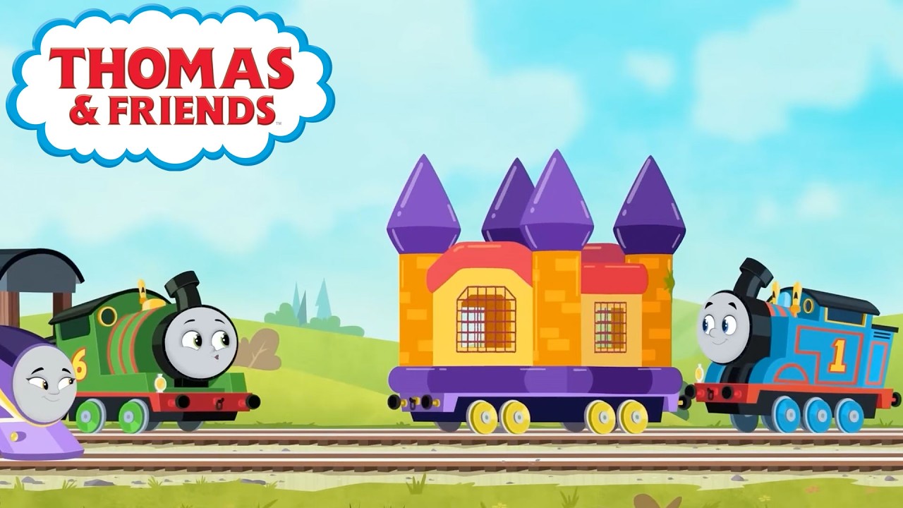 Thomas & Friends Fix the Bounce House for the Party! | Thomas & Friends: All Engines Go | 60 Minutes