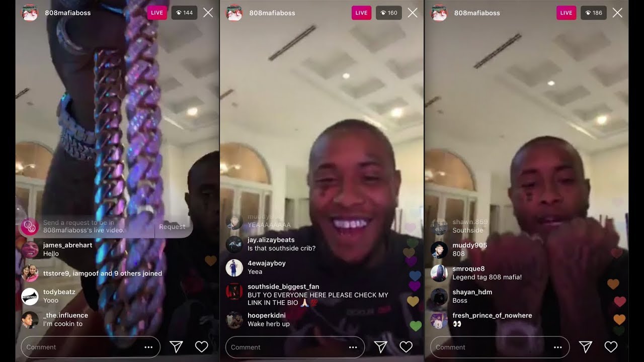 Southside Returns to IG Live 🐐 [Cooks Up & Plays New Beats]