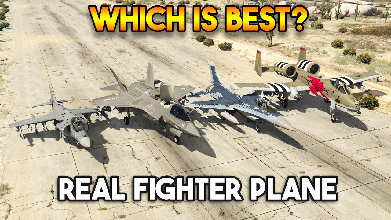 GTA 5 : WHICH IS BEST REAL FIGHTER PLANE?