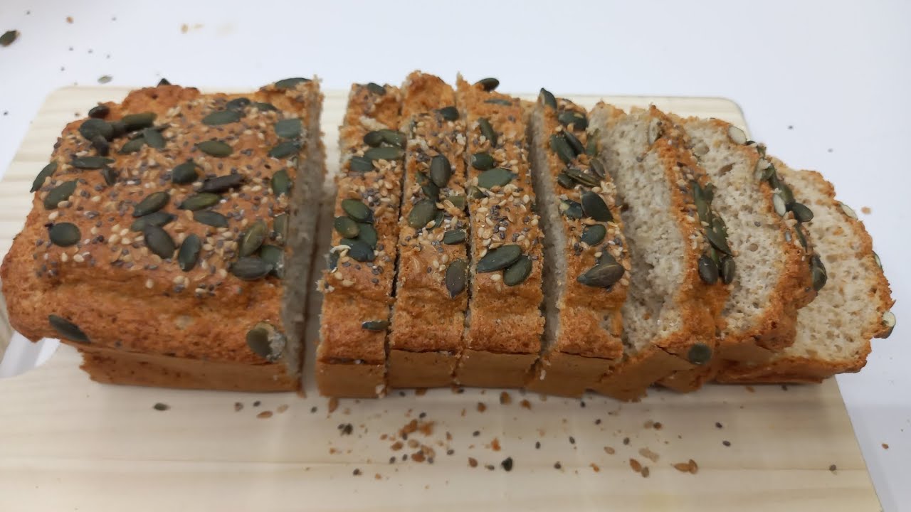 Pan de proteinas sin gluten con mambo @lasrecetasdenineta
