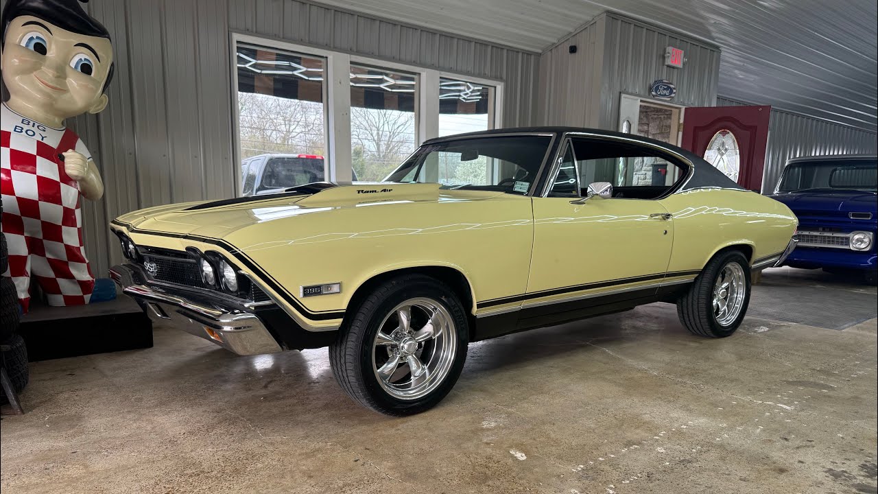 BIG BLOCK 502 SS 1968 Chevelle TEST DRIVE True SUPER SPORT Maple Motors #3371
