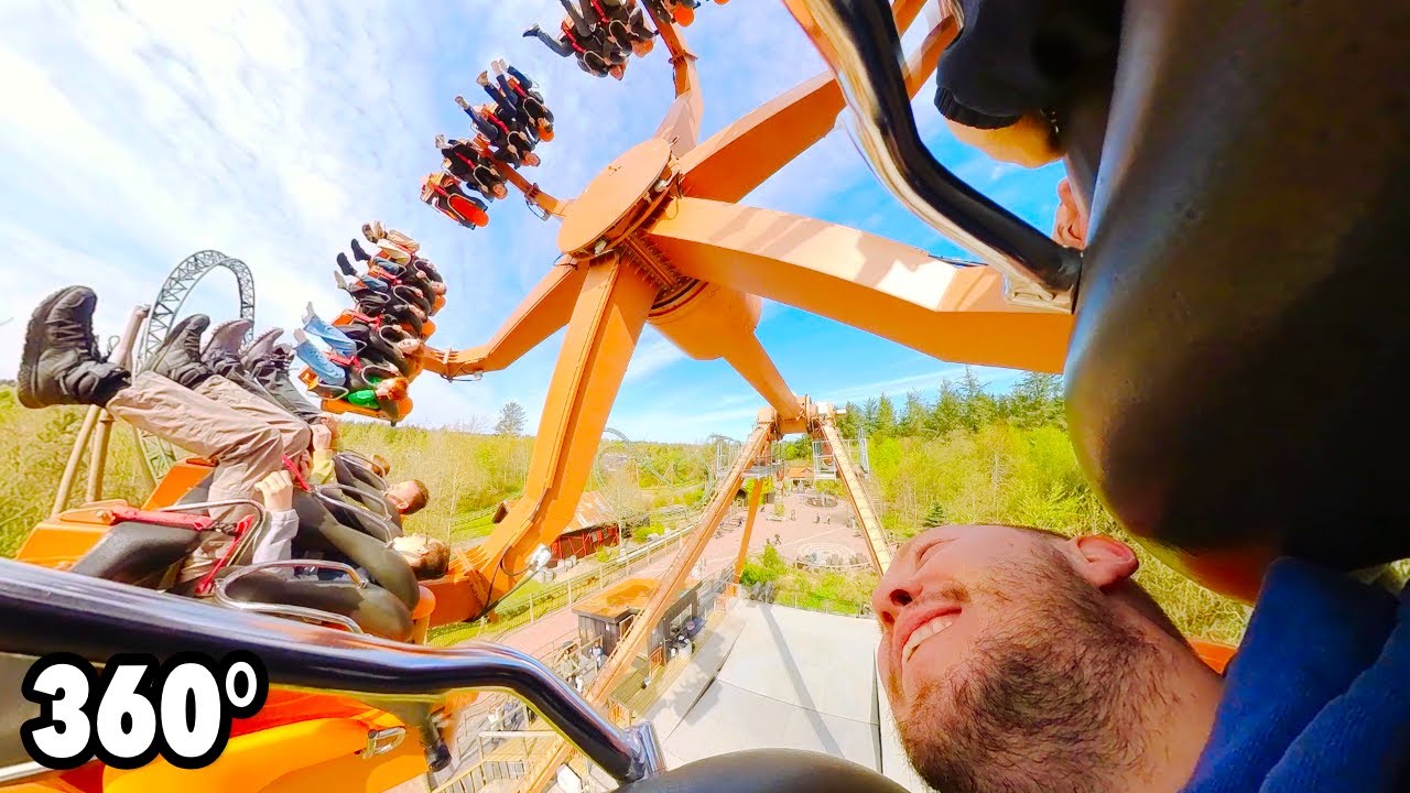 Hvirvelvinden (Fårup Sommerland) - VR ONRIDE - 360° pendulum swing ride POV