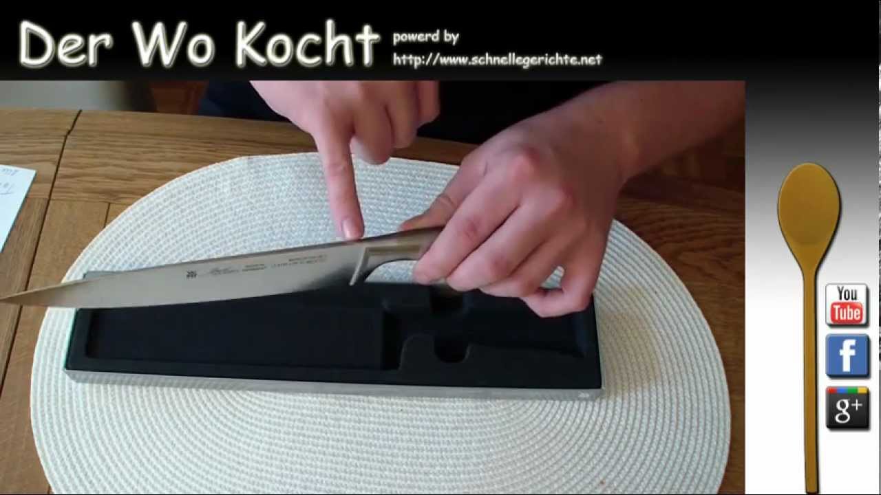 Der Wo Kocht - WMF Kochmesser 20 cm Grand Gourmet (Unboxing + Review)