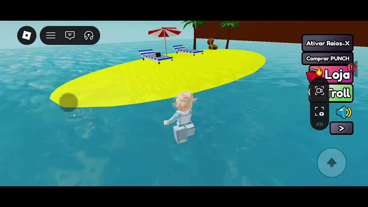 Jogando jogos do Roblox