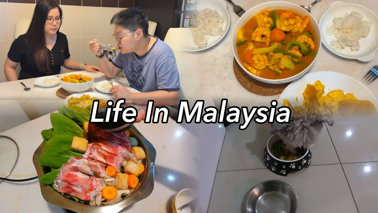 สะใภ้จีนมาเลเซีย 🇲🇾แฟนจีนอยากกินแกงส้มใต้เป็นมื้อเที่ยง ส่วนมื้อเย็นชาบูน้ำดำสไตล์ญี่ปุ่น