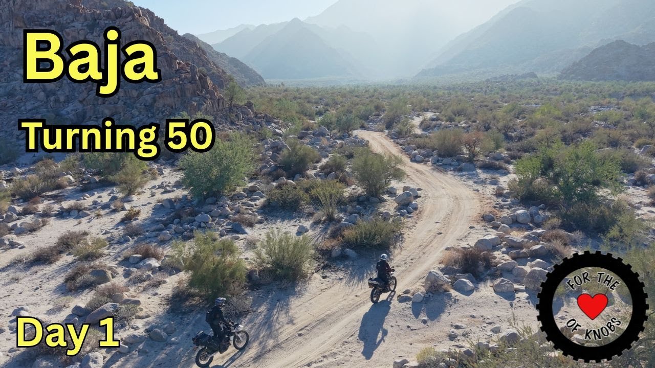 Riding Dual Sport Motorcycles In Baja Mexico - Day 1 Tecate to Guadalupe Canyon Hot Springs