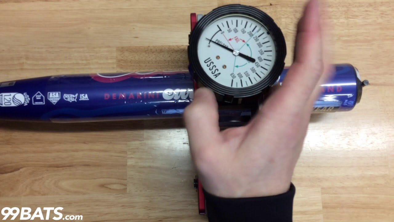 2019 DeMarini Carbon Candy Fastpitch Bat - Compression Test - 99BATS.com