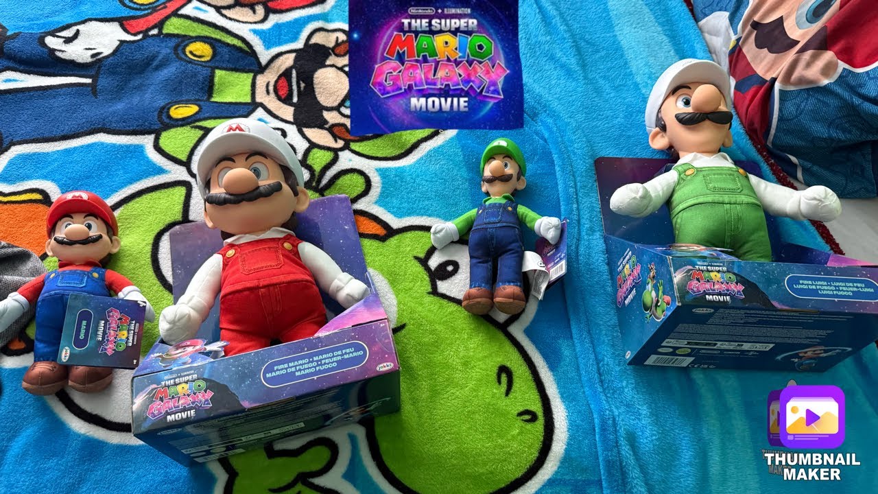 Buying the new super Mario Galaxy, plush toys