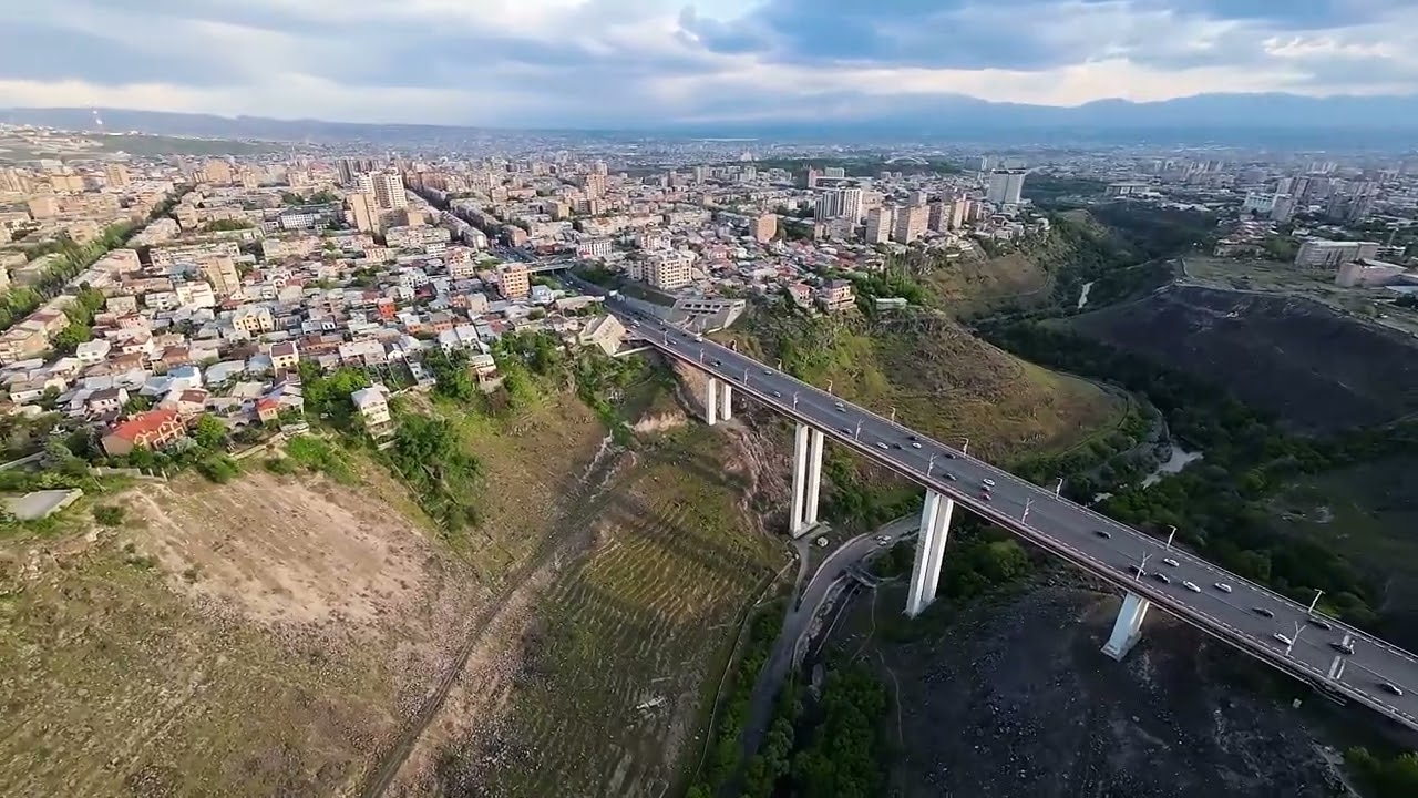 Razdan canyon, Yerevan, Armenia, DJI Avata