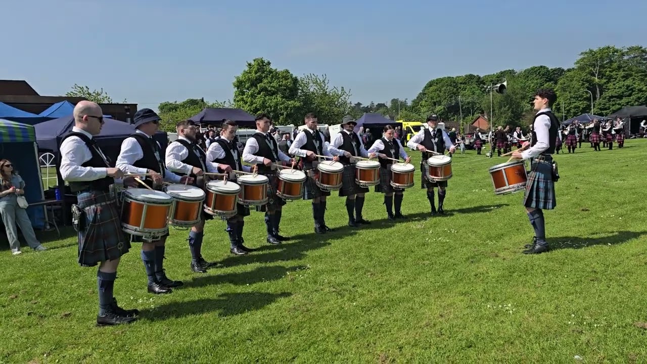 Peoples Ford Boghall and Bathgate Caledonia, Drum Corps.  UK Championships 2024