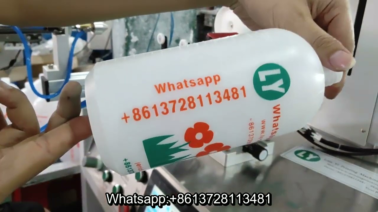 Bottle multi color printing machine plastic bottle 3 color screen printing machine
