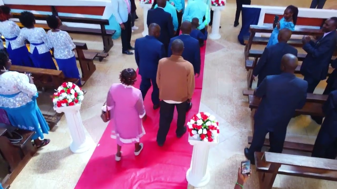 Jackline weds Elphas in Isiolo Catholic Church