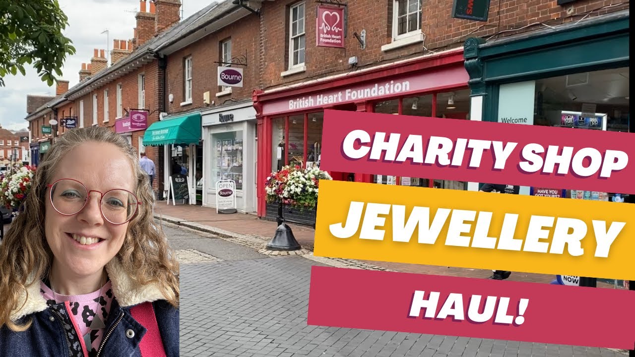Charity Shop Thrifted Jewellery Haul - A UK Jewelry Reseller ‘Come Thrift with Me’ Road Trip!