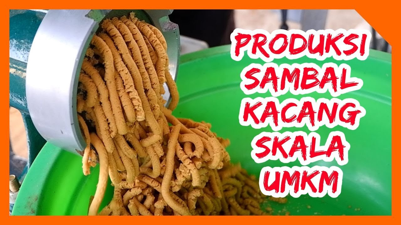 SANGAT PUAS ....!!! BEGINILAH PROSES PENGGILINGAN SAMBAL KACANG DENGAN MUDAH DAN CEPAT DI RUMAH