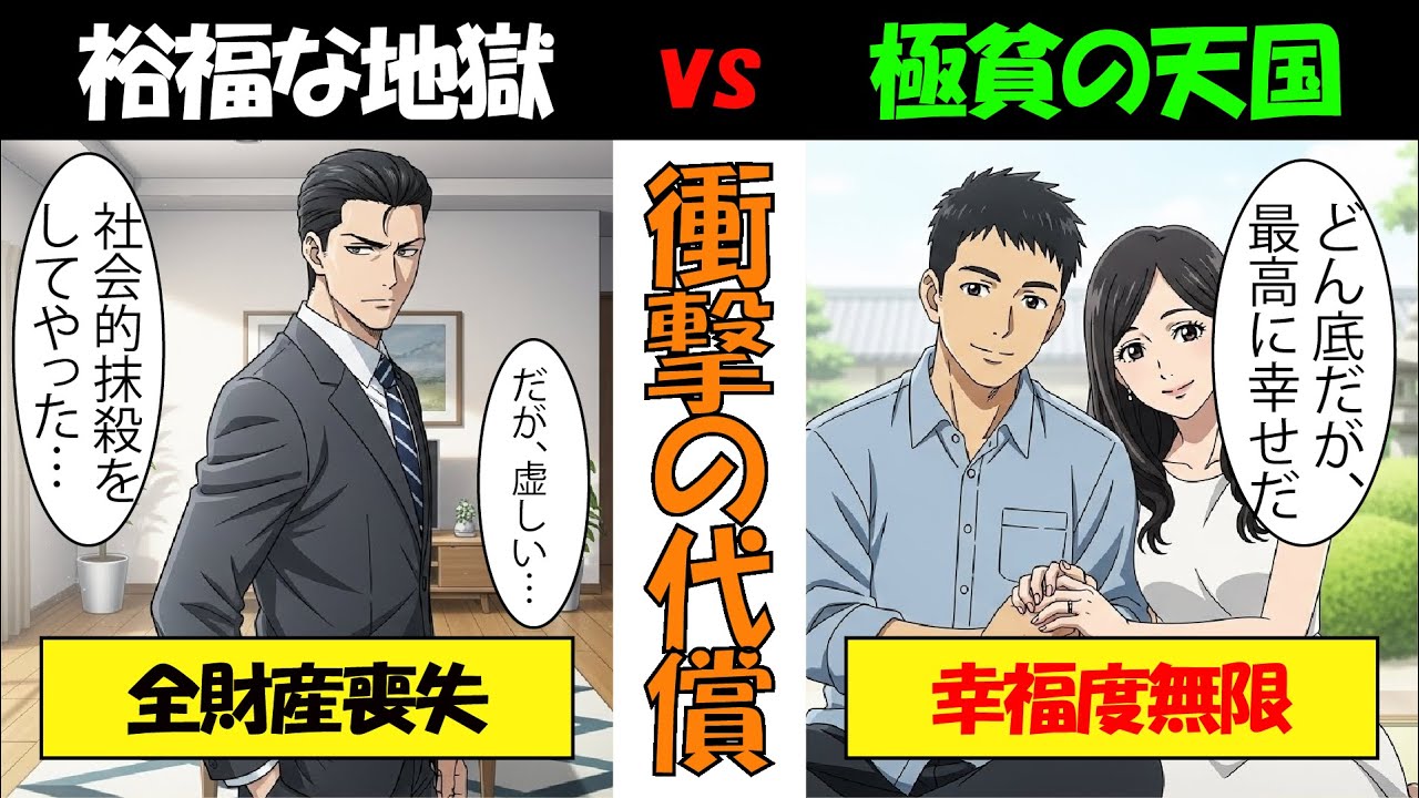 【漫画】エリート夫を捨て倉庫作業員と逃げた妻の末路。全てを失い6畳一間で得た「極貧の幸福」【マンガ】