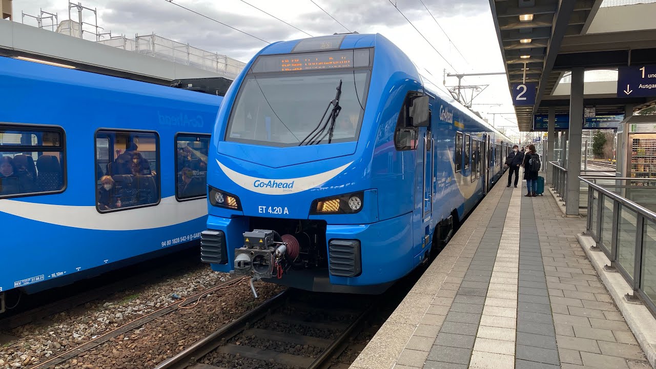 Mitfahrt im Go Ahead Stadler Flirt 3 von Memmingen nach Lindau-Insel