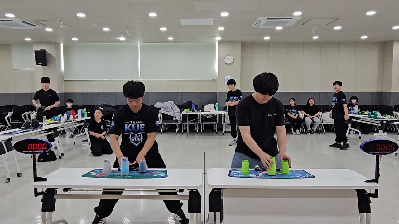 KUB 8차모임 팀대항  김연서팀 vs 김태현팀 개인전 #stacking #스포츠스태킹 #팀대항전 #김연서 #김태현 #태호 #taeho 