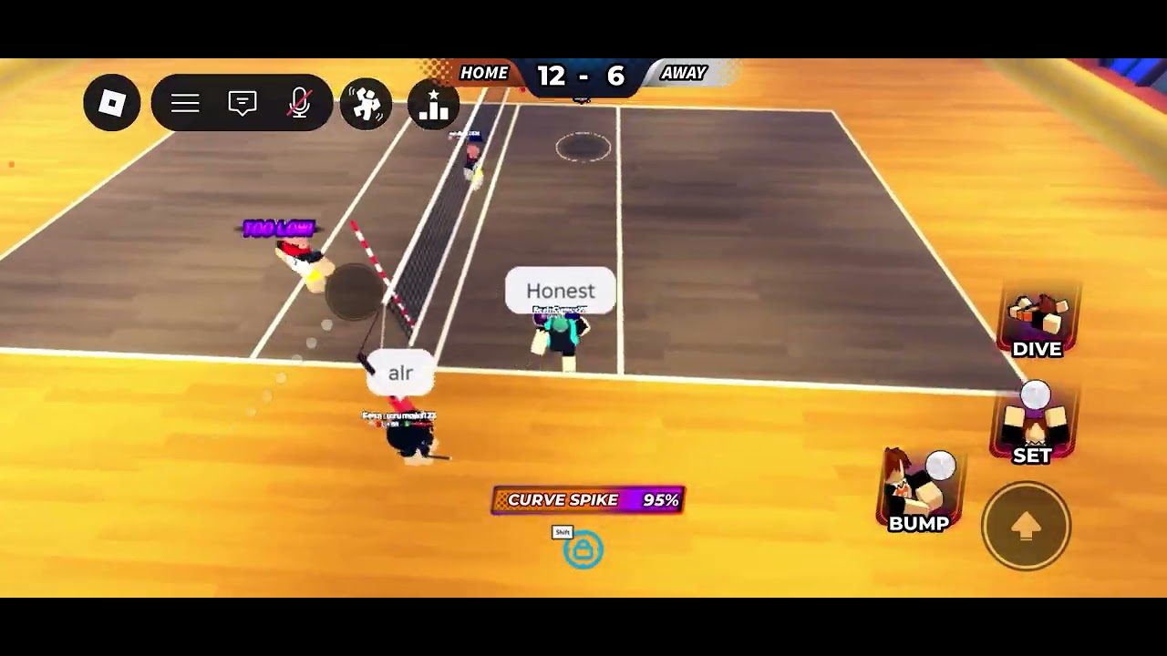 Just some 2v2 ranked in Volleyball Legends (I was so tired)