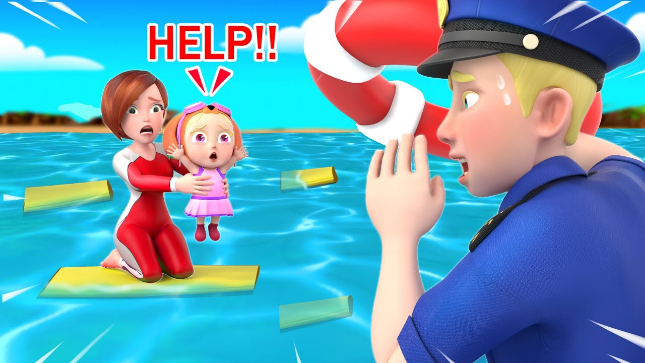 Ayo Polisi Penyelamat | Lagu Polisi Kecil | Lagu Anak - anak | Rosoo Bahasa Indonesia