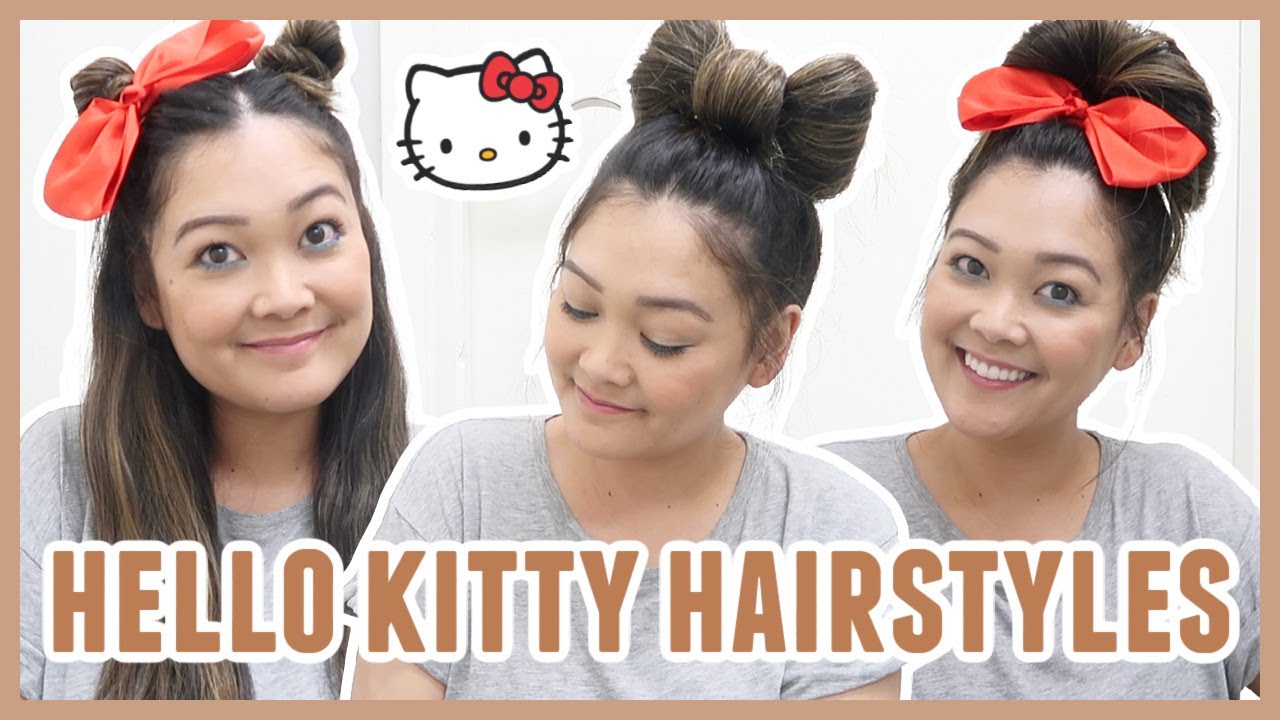 Прически в стиле Hello Kitty (при участии Эрин Кондрен x Hello Kitty and Friends)
