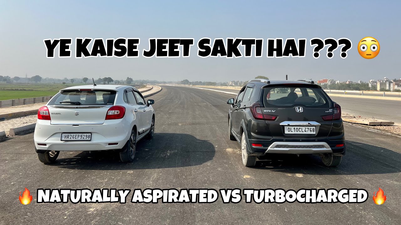 BALENO VS HONDA WRV DRAG RACE