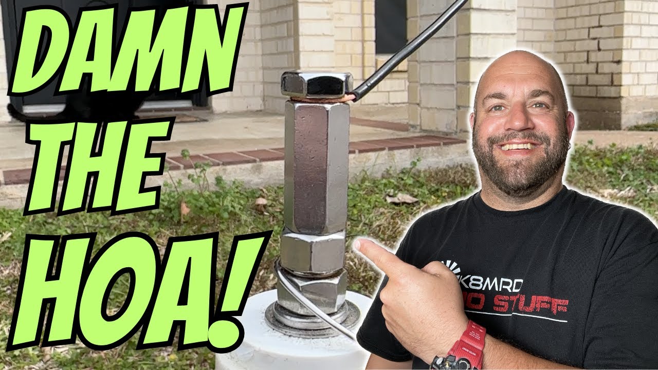 Damn The HOA!  Try This Stealth Antenna Setup Instead.