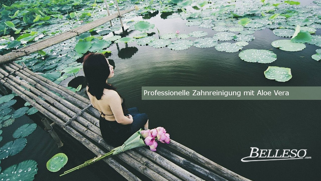 Professionelle Zahnreinigung mit LR Aloe Vera Zahncreme gegen Parodontose und Mundgeruch