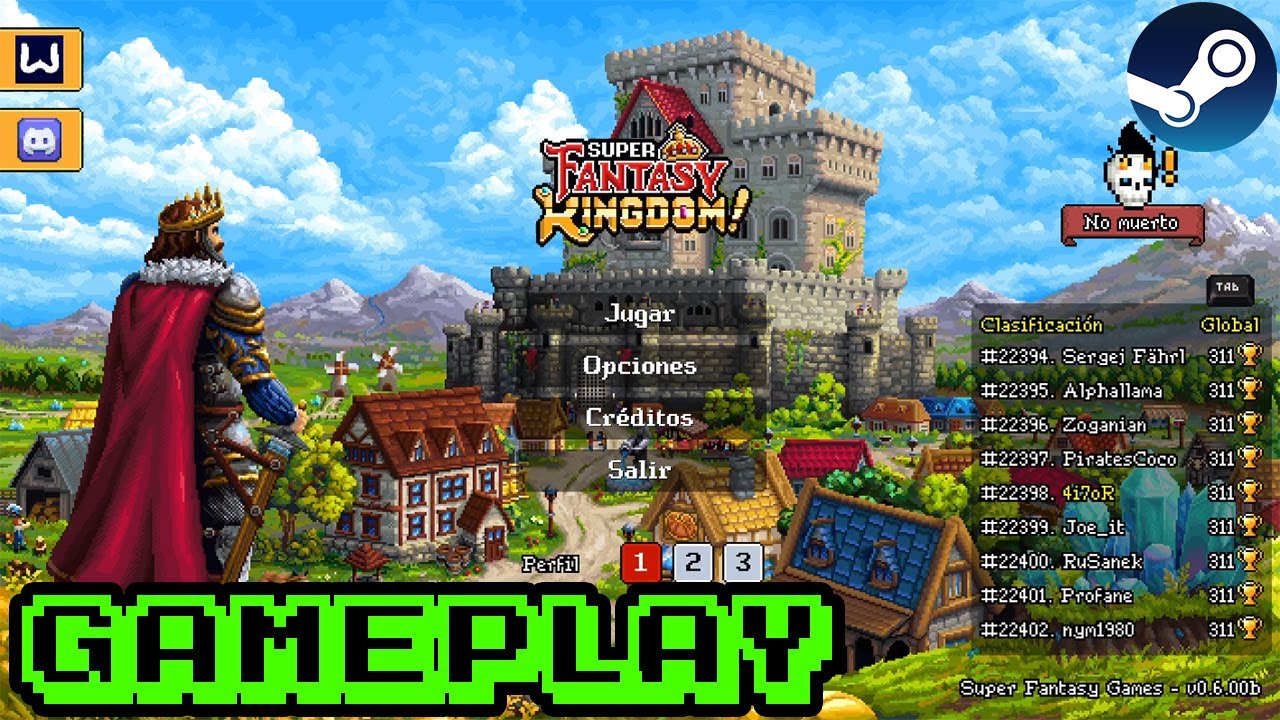 Super Fantasy Kingdom (gameplay) Steam-PC (not dead)
