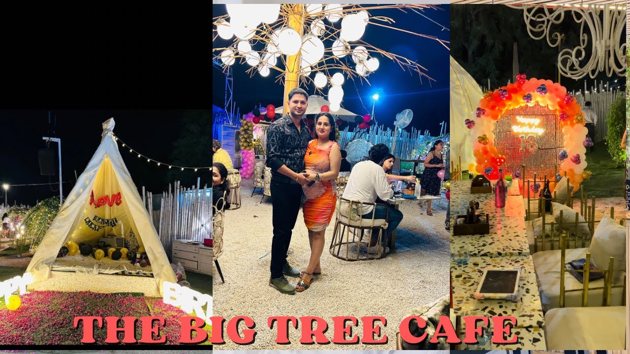The Big Tree Cafe, Gurgaon | Most Romantic Cafe in Delhi NCR | Celebrated Mumma’s Birthday.
