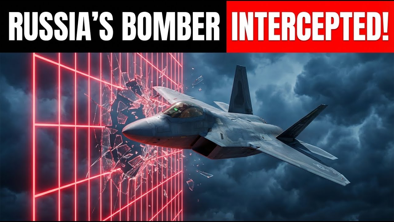 Russia’s Tu-95 Was 44 Seconds From The Border. Then F-22s Did THIS...